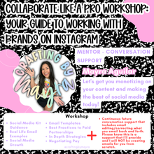 Load image into Gallery viewer, Collaborate Like a Pro Workshop: Your Guide to Working with Brands on Instagram