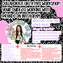 Load image into Gallery viewer, Collaborate Like a Pro Workshop: Your Guide to Working with Brands on Instagram