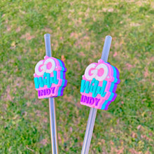 Load image into Gallery viewer, Go Wild Indy Straw Toppers