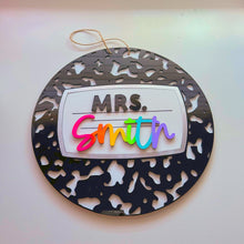 Load image into Gallery viewer, Composition Book Teacher Door Sign Pre-Order