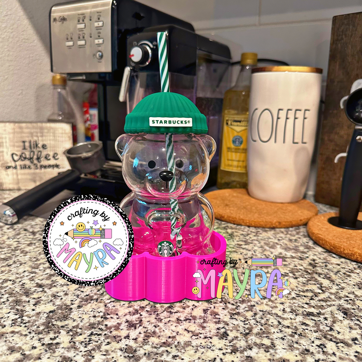The Original Bearista Coaster Holder Pre-Order – CraftingByMayra