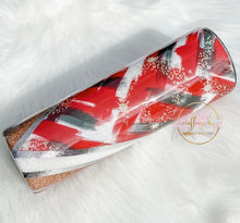 Load image into Gallery viewer, RTS {Christmas Brush Strokes} 30 oz Skinny