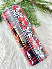 Load image into Gallery viewer, RTS {Jolly AF Black/Red Plaid & Nutcrackers} 24 oz Tumbler