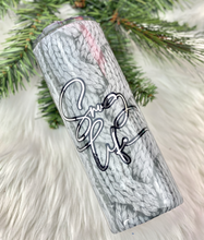 Load image into Gallery viewer, RTS {Snug Life Pink/Black Plaid} 24 oz Tumbler