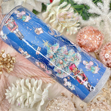 Load image into Gallery viewer, RTS {Tis' The Season To Sparkle Plaid} 24 oz Skinny