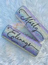 Load image into Gallery viewer, Glass Rhinestone Tumbler