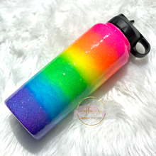 Load image into Gallery viewer, RTS {Neon Rainbow Hydrosport} 40 oz Hydro Tumbler