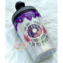 Load image into Gallery viewer, MTO {I'm Into Fitness, Fitness Donut In My Mouth} Tumbler - 17 oz Shaker Bottle
