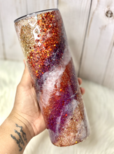 Load image into Gallery viewer, RTS {Fall Swirl Milky Way} 20 oz Skinny Tumbler