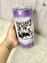 Load image into Gallery viewer, RTS {You Can't Sit With Us Sanderson Sisters} 20 oz Modern Curve Tumbler