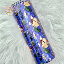 Load image into Gallery viewer, RTS {Witches Purple Sunset} 20 oz Skinny Tumbler