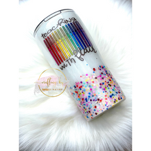 Load image into Gallery viewer, MTO {Teaching With Flair} Tumbler - Choose Your Style
