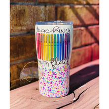 Load image into Gallery viewer, MTO {Teaching With Flair} Tumbler - Choose Your Style