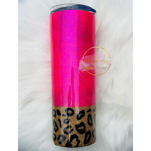 Load image into Gallery viewer, MTO {Leopard Print & Solid Color} Tumbler - Choose Your Style