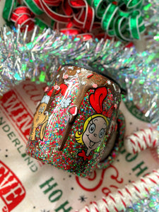 Xmas Glitter I'm not going Chocolate Drip Christmas Tumbler