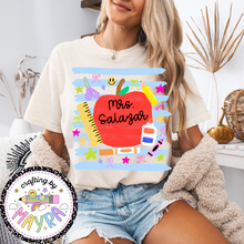 Load image into Gallery viewer, Teacher Apple Name Shirt
