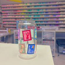 Load image into Gallery viewer, Taylor Swift Eras Tour &amp; TTPD Stamp Glass Cup
