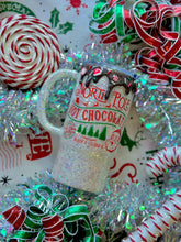 Load image into Gallery viewer, North Pole Hot Chocolate Stamp Christmas Tumbler
