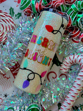 Load image into Gallery viewer, Merry &amp; Bright Christmas Lights Christmas Tumbler
