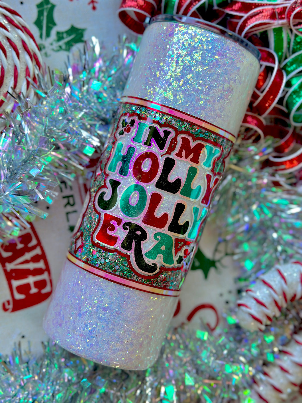 In My Holly Jolly Era Christmas Tumbler