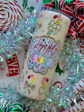 Load image into Gallery viewer, Sugar Plum Candy Co. Est. 1887 Rainbow Christmas Tumbler

