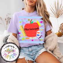 Load image into Gallery viewer, Teacher Apple Name Shirt
