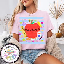 Load image into Gallery viewer, Teacher Apple Name Shirt
