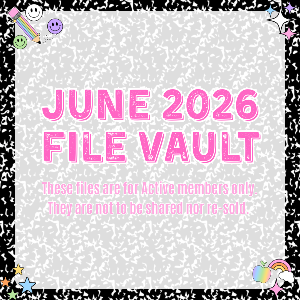 June 2026 File Vault – CraftingByMayra