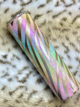 Load image into Gallery viewer, Pastel Glitter/ Gold Zebra Made To Teach
