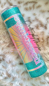 Sunkissed Pink/Teal Glitter